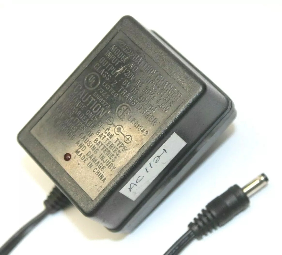 *Brand NEW*Battery Charger DPX351314 Class 2 Transformer Output 6V 300mA AC/DC Adapter Power Supply